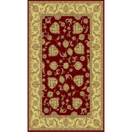 Dynamic Rugs Legacy 2 x 3.6 58020-330 Rug - Red LE2458020330